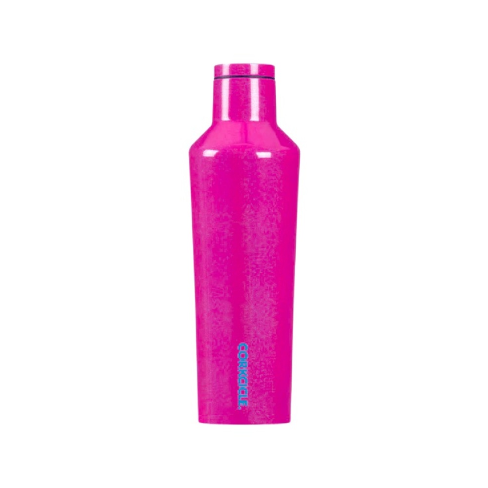 CORKCICLE 16 OZ CANTEEN IN UNICORN MAGIC PINK DAZZLE GLITTER